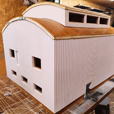 Caister Lifeboat station model by Sam Carroll