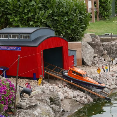 Caister Lifeboat station model by Sam Carroll