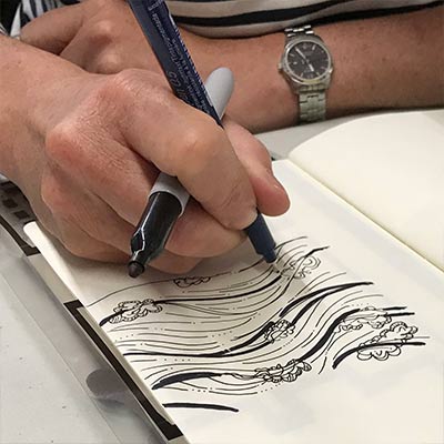 London Festival of Architecture etching workshop