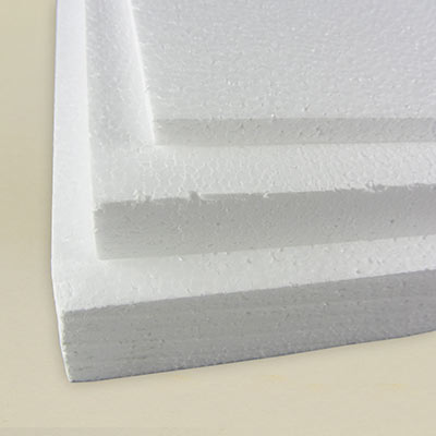 Polystyrene sheets for Christmas displays