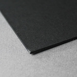 Black double sided card
