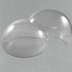 Clear balls for Christmas displays