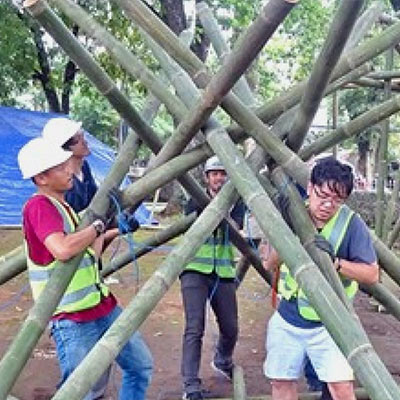 AA-ITB BambooLab - Advanced design studio for full-culm bamboo (Brunei)