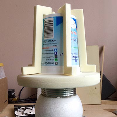 10mm KAPA line foamboard to form the flanges and fins