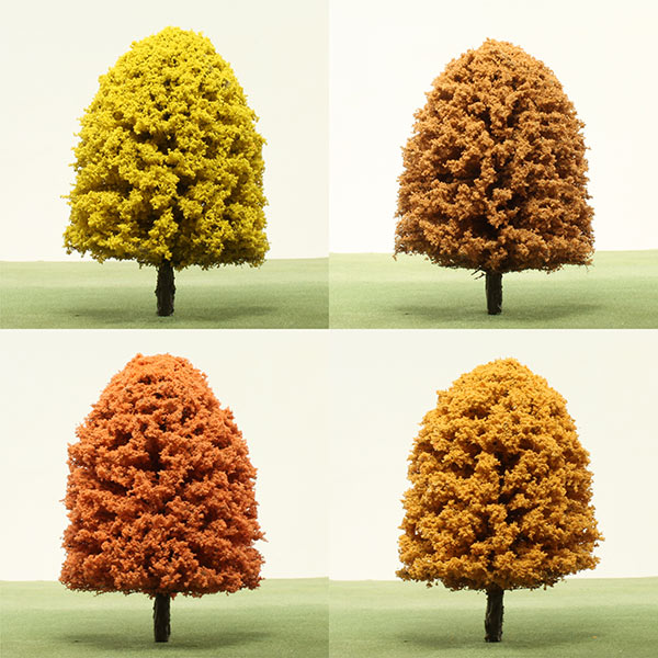 Generic model tree in autumn foliage