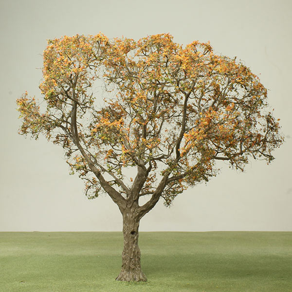 Generic model tree in autumn foliage