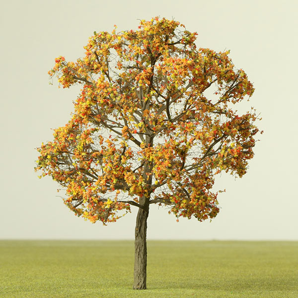 Generic model tree in autumn foliage