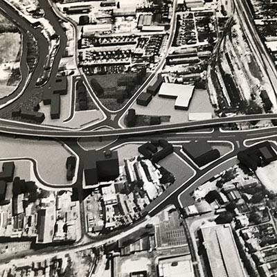 Motorway model made by George Brown