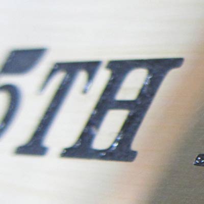 Controlling the depth of a photo etched brass sheet