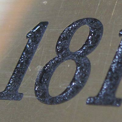 Controlled photo etching