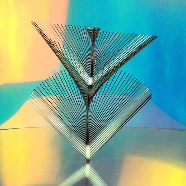 Photo etched futuristic tree