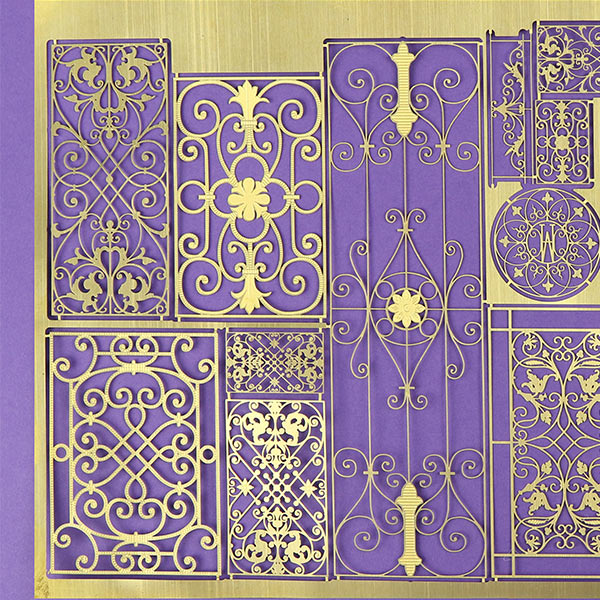 Photo etching service in brass