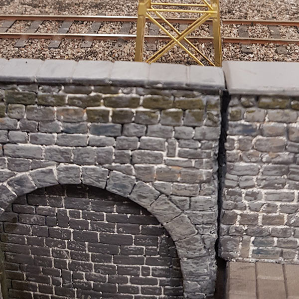 Etched 1930s GWR signal gantries for Andrew Denholm, Cardiff Model Engineering Society
