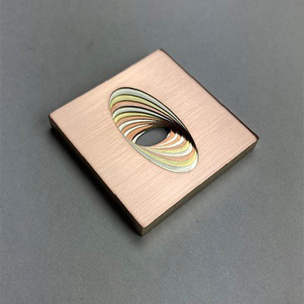 Brass, copper and nickel silver photo etched layers