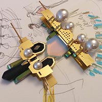 4D modelshop metal etching services in brass