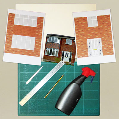 Finnboard for architectural modelmaking
