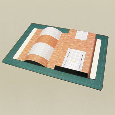 Finnboard for architectural modelmaking