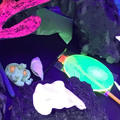 System 3 fluorescent acrylic paint
