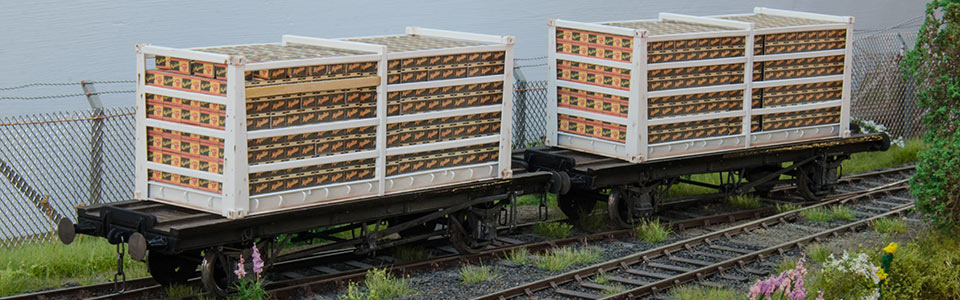 Salford Docks fruit wagon container