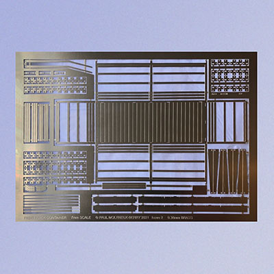 Fruit rack container etching
