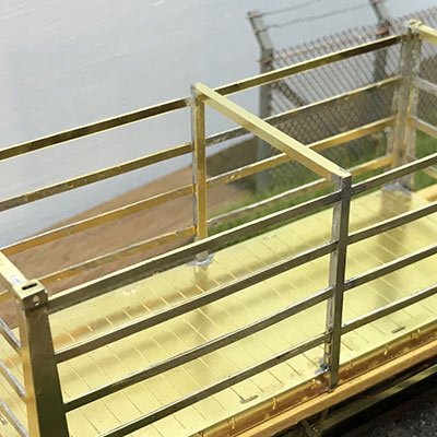 Etched fruit rack container build progress