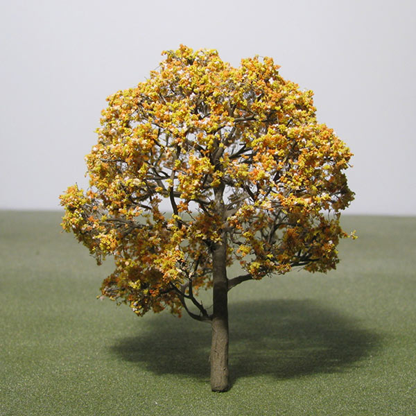 Generic model tree in autumn foliage