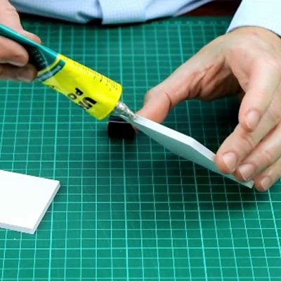 Model Making 101 - gluing foamboard