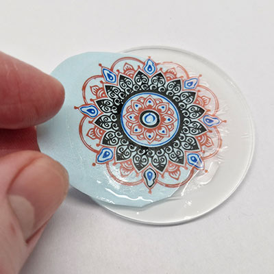 Applying a Micro Scale Home Decal
