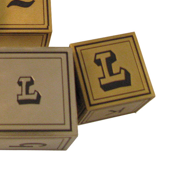In-filling etchings with a laser