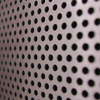 Perforated aluminium sheet