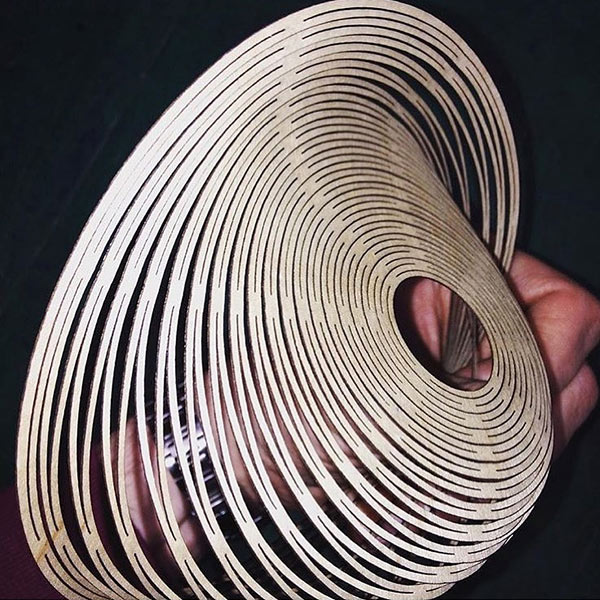 Laser cut 0.8mm ply
