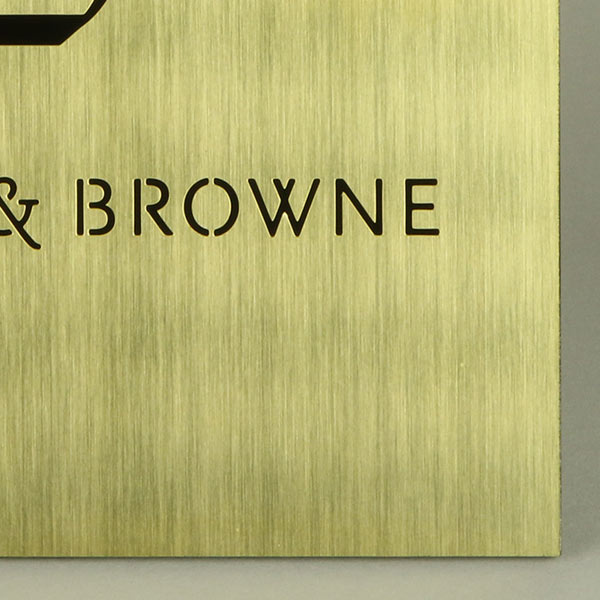Lambert & Browne sign