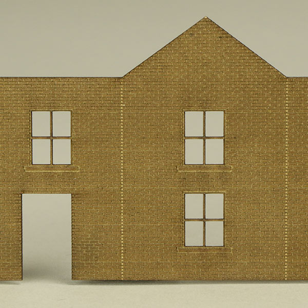Laser cut Polybak lasercard architectural elevation