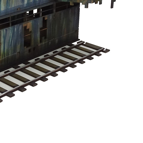 Laser cur card buildings by March Attack