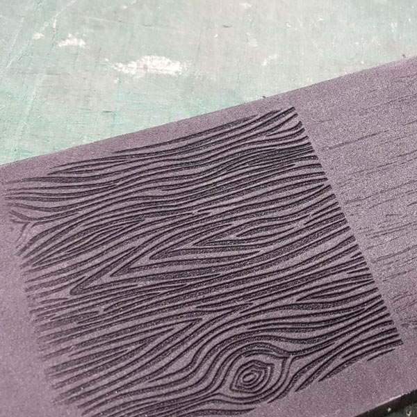 Laser engraved EVA craft foam for cosplay