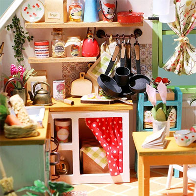 DIY Miniature House kit - Jason's Kitchen House Kit