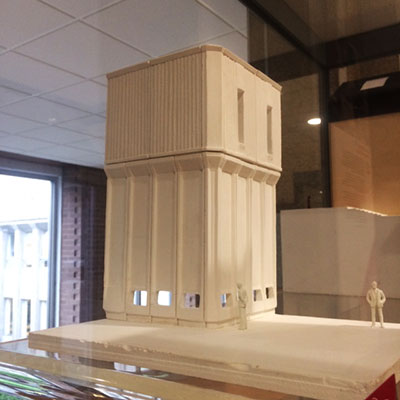 Corner section model by Scott Miller