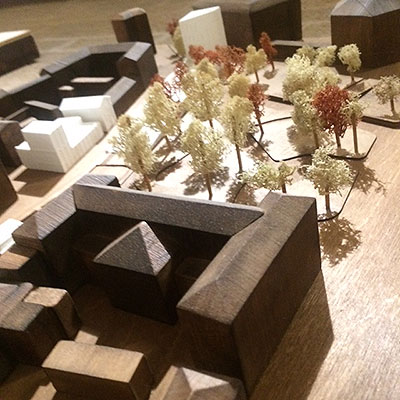 Site model by Sam Beddingfield, Hannah Bellerby & Jana Kefurtova
