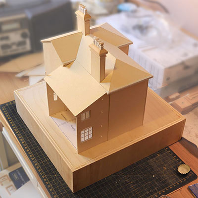 Roccabrun house architectural model by Per Porter