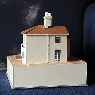 Roccabrun house architectural model by Per Porter