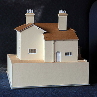 Roccabrun house architectural model by Per Porter