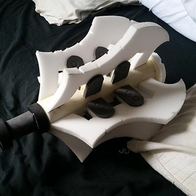 Plasti Dip axe & mace prop project