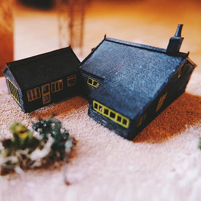 Postcard models 1:220 Prospect Cottage