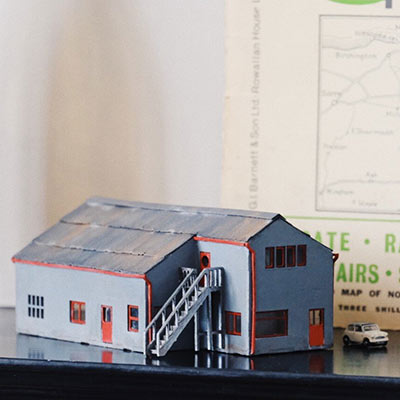 Postcard models 1:150/148 Workshop/garage