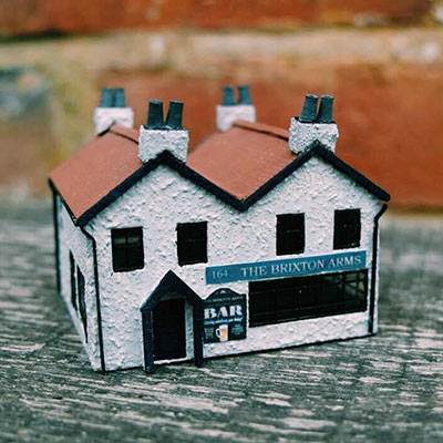 Postcard models 1:220 Public House