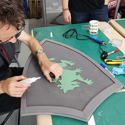 Prop making for beginners - shield making workshop