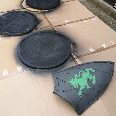 Prop making for beginners - shield making workshop