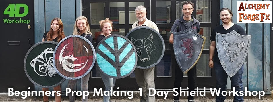Prop making for beginners - shield making workshop