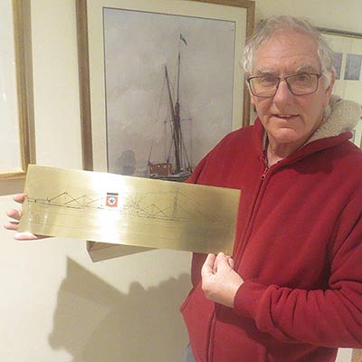 SS Tasmania Star etching