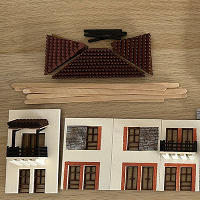 1:100 Turkish villa model by Yasemin Taylan